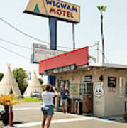 Wigwam Motel, Route 66, Fontana, Ca Art Print