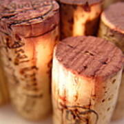 Wine Corks Serie Of 28 Images Art Print