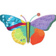 Wings Of Grace Butterfly Icon 3 Art Print