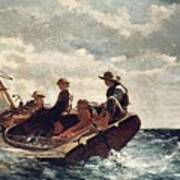 Winslow Homer Breezing Up -a Fair Wind-. Date/period 1873 - 1876. Painting. Art Print