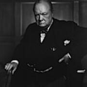 Winston Churchill Portrait - The Roaring Lion - Yousuf Karsh Art Print