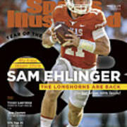 Year Of The Qb University Of Texas Sam Ehlinger, 2019 Sports Illustrated Cover Art Print