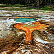 Yellowstone Thermal Pool Art Print
