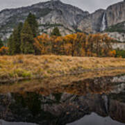 Yosemite Autumn Reflection Art Print