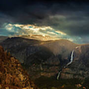 Yosemite Clearing Storm Art Print