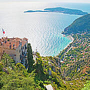 Èze View, Cote Dazur, France Art Print