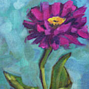 Zinnia Love Art Print