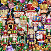 A Festival Of Nutcrackers #1 Art Print