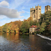 Autumn View Of Durham Cathedral #1 Art Print