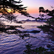 Carmel Highlands Sunset 1 Art Print