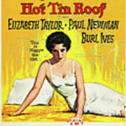 ''cat On A Hot Tin Roof'', 1958 - Art By Reynold Brown Art Print