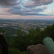 Chattanooga From Lookout Mtn #1 Art Print