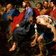 Entry Of Christ Into Jerusalem #1 Art Print