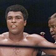 Heavyweight Championship: Muhammad Ali V Earnie Shavers #1 Art Print