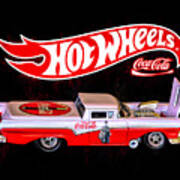 Hot Wheels Coca Cola 57 Ford Ranchero Art Print