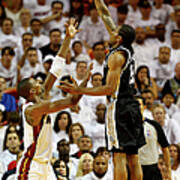 Kawhi Leonard And Chris Bosh #1 Art Print