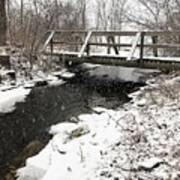 Larson Creek Bridge #1 Art Print