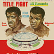 Mohammed Ali Vs Ernie Terrell 1967 Fight Art Print