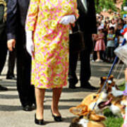Queen Elizabeth II Visits Canada - Day 6 Art Print