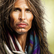 Steven Tyler #2 Art Print