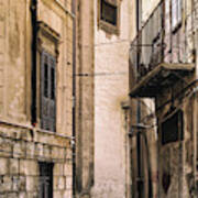 Streets Of Sicily #1 Art Print