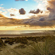 Sunset Beach Northsea #1 Art Print