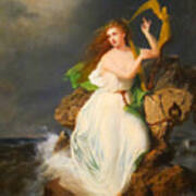 The Harp Of Erin 1867 Irish Celtic Mythology Heritage And Pride Art Print