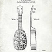 Ukulele Old Patent #1 Art Print