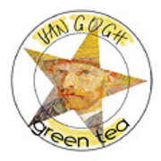 Van Gogh Green Tea Art Print