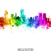 Wellington New Zealand Skyline #90 #1 Art Print