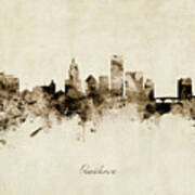 Providence Rhode Island Skyline #11 Art Print