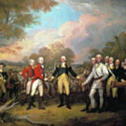 Saratoga - Surrender, 1777 Art Print
