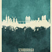 Scarborough England Skyline #13 Art Print