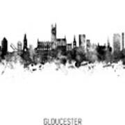 Gloucester England Skyline #15 Art Print