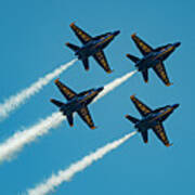 Seattle Seafair With Blue Angels. Art Print