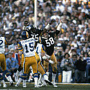 Super Bowl Xvi - Pittsburgh Steelers V Los Angeles Rams #16 Art Print