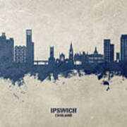 Ipswich England Skyline #17 Art Print