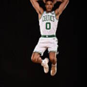 Jayson Tatum #18 Art Print