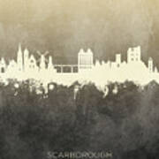 Scarborough England Skyline #18 Art Print