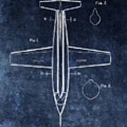 1946 Airplane Patent Art Print