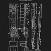 1962 Semi Truck Patent Art Print