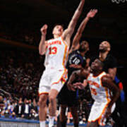 2021 Nba Playoffs - Atlanta Hawks V New York Knicks Art Print
