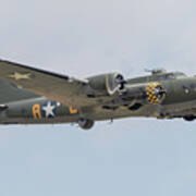 B-17 Flying Fortress Sally B #2 Art Print