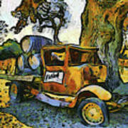 Blackjack Winery Truck Santa Ynez California #2 Art Print