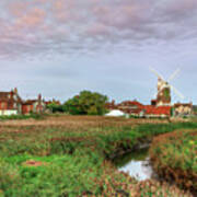 Cley Windmill - England #2 Art Print