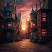 Diagon Alley #2 Art Print