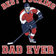 Best Pucking Dad Ever T-Shirt, Hockey Goalie, Hockey Papa, Hockey Dad,  Hockey Lover Gift, Vintage Ice Hockey Dad, Hockey Father's Day Gift - T- shirt