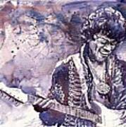 Jazz Rock Jimi Hendrix 03 Art Print