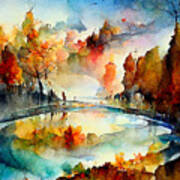 Nuzima - Autumn Landscape #2 Art Print