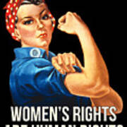 Womens Rights Are Human Rights #2 Art Print